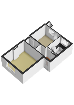 Floorplan - Olympiaweg 51B, 1076 VP Amsterdam